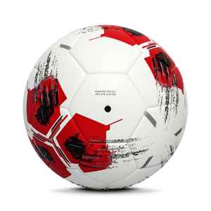 Balón de fútbol de PU laminado profesional, fútbol de calidad, unido térmicamente, superficie texturizada, vejiga de butilo duradera, tamaño 5 - Product Image 2