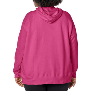 เสื้อกันหนาวมีฮู้ดแบบคลาสสิกมีซิปรูดซิปขึ้นสำหรับผู้หญิงเสื้อกันหนาวมีฮู้ดผ้าคอตตอนมีฮู้ด100% เกาหลี - Product Image 3