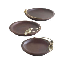 ถาดเสิร์ฟโลหะทำด้วยมือสำหรับร้านอาหารคาเฟ่โรงแรมราคาไม่แพงสำหรับจานเสิร์ฟอาหารผลไม้กาแฟ - Product Image 4