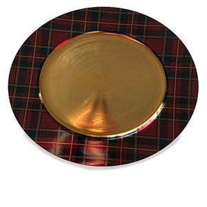 Plato de Presentación Decorativo Hecho a Mano, Sostenible, para Suministros de Restaurante, Plato de Presentación de Acero Inoxidable, Uso Personalizado - Product Image 2