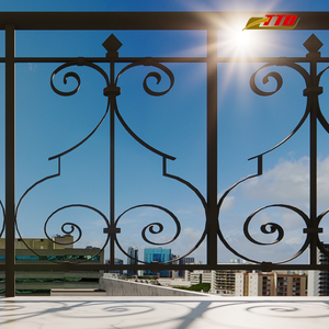 Proveedor de Vietnam de barandillas de balcón de hierro forjado modernas hechas a mano con alta durabilidad y resistencia a la intemperie para hogares - Product Image 3