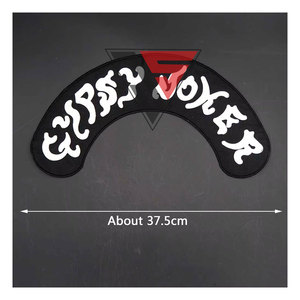 BIKER gipsy nomer แผ่นแปะด้านหลังของ MC ออสเตรเลียชุด5ชิ้นปักสัญลักษณ์สะท้อนแสงแบบยั่งยืนสำหรับเสื้อกั๊ก - Product Image 5