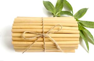 Pajitas de Bambú Naturales de Alta Calidad con Logotipo Personalizado, con Cepillo y Bolsa, por ECO2GO VIETNAM - Product Image 2