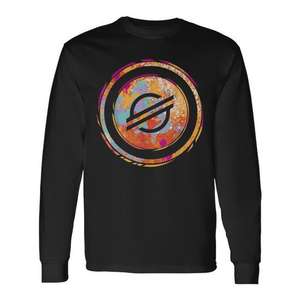 Stellar Watercolor <b>Compressed</b> <b>Long</b> <b>Sleeve</b> Promotional T-<b>Shirt</b> Plus Size Embroidered Graphics - Product Image 1