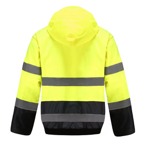 Veste de sécurité réfléchissante haute visibilité ANSI Classe 3 pour l'hiver, imperméable et résistante, pour travaux de construction - Product Image 3