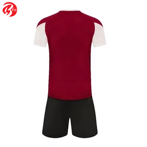 ชุดกีฬาทีมฟุตบอลของทีมฟุตบอลโพลีเอสเตอร์แบบ100% ระบายอากาศได้ตามต้องการ - Product Image 4