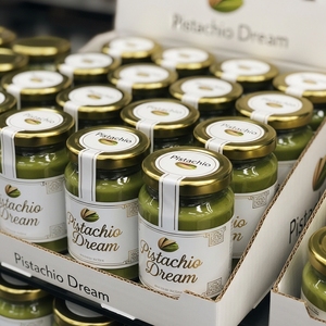 Pâte à tartiner de pistache premium, beurre de noix, crème onctueuse légèrement sucrée, idéale pour les toasts, les crêpes, les desserts, la pâtisserie, 200g, 250g, 500g - Product Image 1