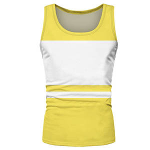 Camiseta sin mangas informal para hombre de la mejor venta, ropa deportiva ajustada de alta calidad, de punto y transpirable, MOQ bajo - Product Image 1