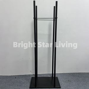 Estante de almacenamiento de leña de <span class=keywords><strong>Metal</strong></span> práctico Simple moderno accesorios de chimenea de pie para interiores y exteriores con estante de troncos - Product Image 2