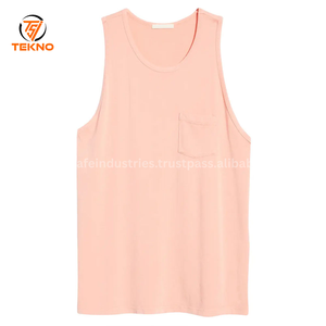 Logo personnalisé respirant hommes débardeurs en coton manches courtes course vêtements de sport du Pakistan chemise de sport pour débardeur de fitness OEM - Product Image 4