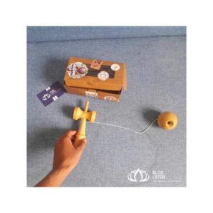 Kendama jouet personnalisé respectueux de l'environnement Viet Nam mini minuscule Kendama en bois pour les jouets éducatifs pour enfants - Product Image 4