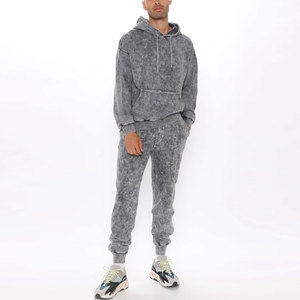 Sudaderas con Capucha Lisas al por Mayor, Personalizadas con Lavado Ácido, de Algodón French Terry, Corte Oversize, de Alta Calidad para Hombre - Product Image 6