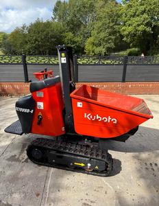 Livraison gratuite, certifié CE EPA, mini-dumper sur chenilles Kubota KC7OVHD-4, mini-transporteur sur chenilles, mini-dumper hydraulique à basculement - Product Image 5