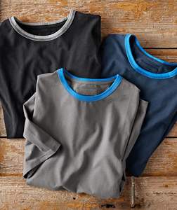 Ropa de moda, camisetas de poliéster, sublimación deportiva, Impresión de hojaldre, bordado, pantalla de seda, camisetas en relieve personalizadas - Product Image 1