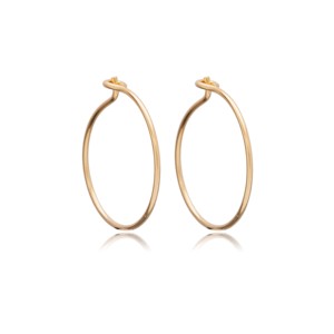 Plain Simple Design 20 mm <b>Hoop</b> Earrings Wholesale Turkish Handmade 925 Sterling <b>Silver</b> Jewelry - Product Image 5