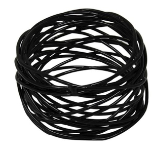 Petits ronds de serviette en métal doré en forme de feuille, porte-mouchoirs et pince à serviette pour les occasions de mariage stockés - Product Image 6