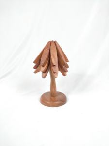 Table Decor Christmas Tree Shape Handmade <b>Trivet</b> Folding Wooden Tree Coaster Heat Resistant <b>Wood</b> <b>Trivets</b> for Hot Dishes sale - Product Image 5