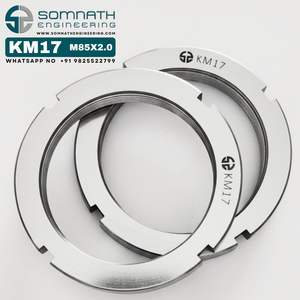 ตัวล็อค KM17น๊อตตลับลูกปืนแบบเมตริกที่มีความแม่นยำสำหรับยึดสเตนเลสสตีลที่ปลอดภัย - Product Image 3