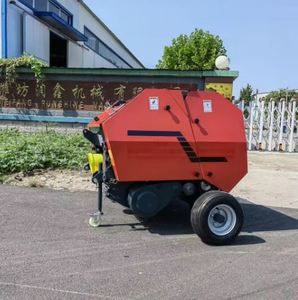 เครื่องอัดฟางสนทรงกลมสีเขียวและสีแดงสำหรับขาย/เครื่องอัดฟางข้าวสาลีมีสินค้าพร้อมส่ง - Product Image 2