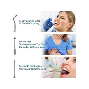 Kit d'examen dentaire Kit d'examen dentaire de précision 6 pièces Instruments dentaires professionnels Instruments chirurgicaux personnalisés - Product Image 3