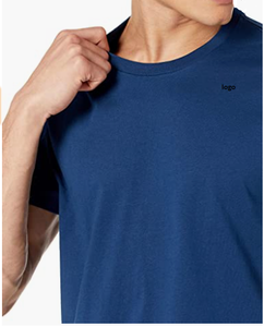 T-shirt Homme Slim Fit Formel à Manches Courtes Uni 100% Coton Tricoté Écologique Respirant Haute Qualité Personnalisable - Direct - Product Image 3