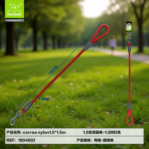 CORREA NYLON Round Nylon <b>Dog</b> <b>Leash</b> Premium Pet <b>Leashes</b> for Comfort and Durability - Product Image 3