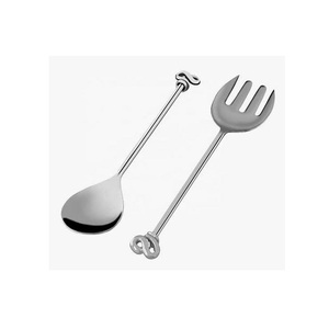 Ensemble de couverts de service à salade de qualité supérieure avec revêtement en nickel pour hôtel ensemble de couverts en métal de taille personnalisée pour les fêtes de mariage - Product Image 5