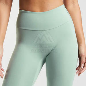 Diseño personalizado Tamaño personalizado Cintura elástica Yoga leggings Poliéster Hecho Yoga leggings Estilo único Yoga Leggings - Product Image 5
