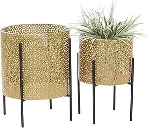 Jardinière de décoration de sol et de jardin Jardinière de fleurs décorative pour la maison et l'extérieur Pot de fleurs en métal pour la fête Prix de gros avec support - Product Image 4