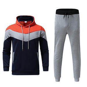 Conjunto de chándal de algodón 100% para hombre de otoño invierno Sudadera con capucha y joggers hechos en Pakistán - Product Image 1