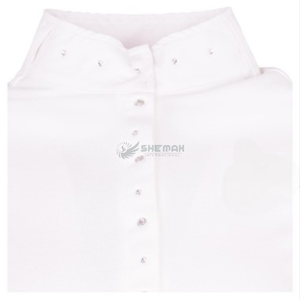Elegant Women <b>Equestrian</b> Show Shirts Soft Stylish Comfortable Fit High Quality Polyester Comfortable show Shirts Customized - Product Image 6