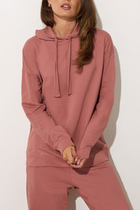 Sudadera con Capucha Extra Grande de Algodón 100% Pesado con Logotipo Personalizado al por Mayor para Mujer, Sudadera de Invierno y Otoño - Product Image 5