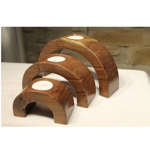 Customized Shape Wood <b>Tealight</b> Holder Tableware Decorative and Home and Wedding Decorative <b>Tealight</b> Holder with for Sale Product - Product Image 1