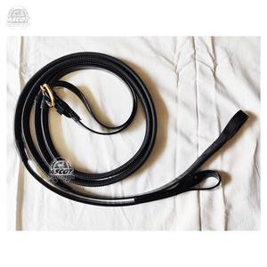 Rênes d'équitation en gros, poignées en caoutchouc PVC, rênes en paire, boucle en laiton, articles équestres durables - Product Image 4