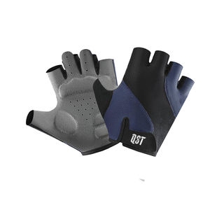 Breathable Half Finger <b>Touchscreen</b> Compatible Non-Slip Cycling <b>Gloves</b> Hook Loop Closure Casual Outdoor Safety Motorbike <b>Gloves</b> - Product Image 2