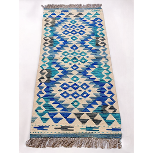 พรมกิลิมไมมาณา อัฟกานิสถาน ขนาด 150 x 53 ซม. ชุดพรมพื้นเมืองแบบดั้งเดิมของอัฟกานิสถาน - Product Image 5