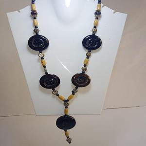 Collar de cuentas naranja marrón de calidad Premium para niñas, forma de gota de agua, cadena religiosa cristiana para fiesta de boda, regalo perfecto de circón - Product Image 3