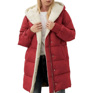 Doudounes longues pour femmes avec matériau chaud à l'intérieur Veste matelassée personnalisée de meilleure qualité pour l'hiver - Product Image 3