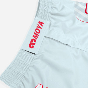 กางเกงขาสั้น MMA สำหรับผู้ชายการระเหิดแบบเรียบ2024สีสดใสโลโก้ตามสั่ง - Product Image 2