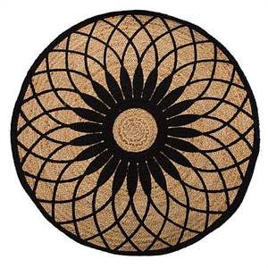 Tapis en fibre naturelle de tapis de jute extra large moderne fait à la main pour le salon - Product Image 1