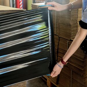 Stretch <b>Wrap</b> Mini Roll <b>Clear</b> Heavy Plastic High Gloss Reinforced Grade 1.57in*650ft Office Packaging Bounding Storing Pallet - Product Image 5