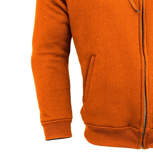Nouveau gros personnalisé sweat à capuche zippé vierge 100% coton de qualité supérieure tissu respirant hommes unisexe sweats à capuche personnalisés zippés - Product Image 4
