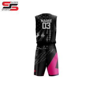 Latest Style Sportswear Basketball Uniform Set Custom Quick Dry New Sublimation Basketball Uniform <b>Kits</b> - Product Image 2