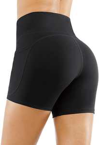 <b>High</b> Quality <b>High</b> <b>Waist</b> <b>Shorts</b> Fitness Yoga <b>Shorts</b> Gym Workout Running Sport <b>Shorts</b> with Pocket - Product Image 5