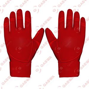 Nuevos y elegantes guantes de bateo de béisbol azules y rojos de cuero genuino de alta calidad transpirables resistentes para Unisex - Product Image 4