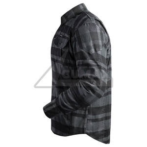 Camisas de franela para hombre de alta calidad de tela de algodón duradero proveedor OEM ODM camisas a cuadros al por mayor - Product Image 2