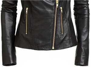 Veste en cuir pour femme à la mode en peau d'agneau véritable Style vintage Veste en cuir pour femme en cuir de vache véritable Veste pour femme - Product Image 5