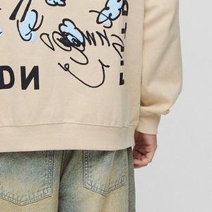 เสื้อฮู้ดพิมพ์ลายพัฟผสมคอตตอนใส่สบายดีไซน์ตามสั่งสำหรับกลางแจ้ง3D นุ่มสบาย - Product Image 6