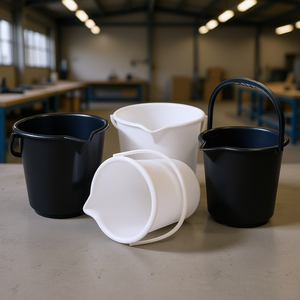 Ergonomic Handle HDPE Bucket for Easy Operation Burkle GmbH Material Handling Equipment - Product Image 3