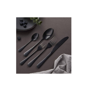 Juego de cubiertos de metal con espejo de acero inoxidable de alta calidad para utensilios de cocina y restaurantes, gran oferta - Product Image 1